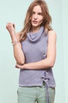 Moth Lace-up Turtleneck Tank