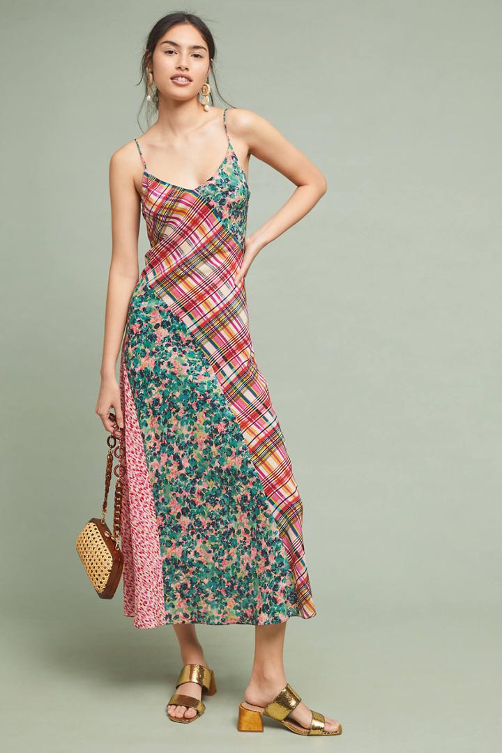 Kachel Elena Silk Slip Dress