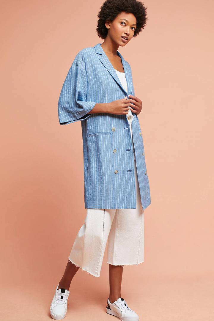Maeve Striped Blazer Dress