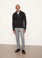 Vince Plush Cashmere Quarter Zip Long Sleeve Sweater