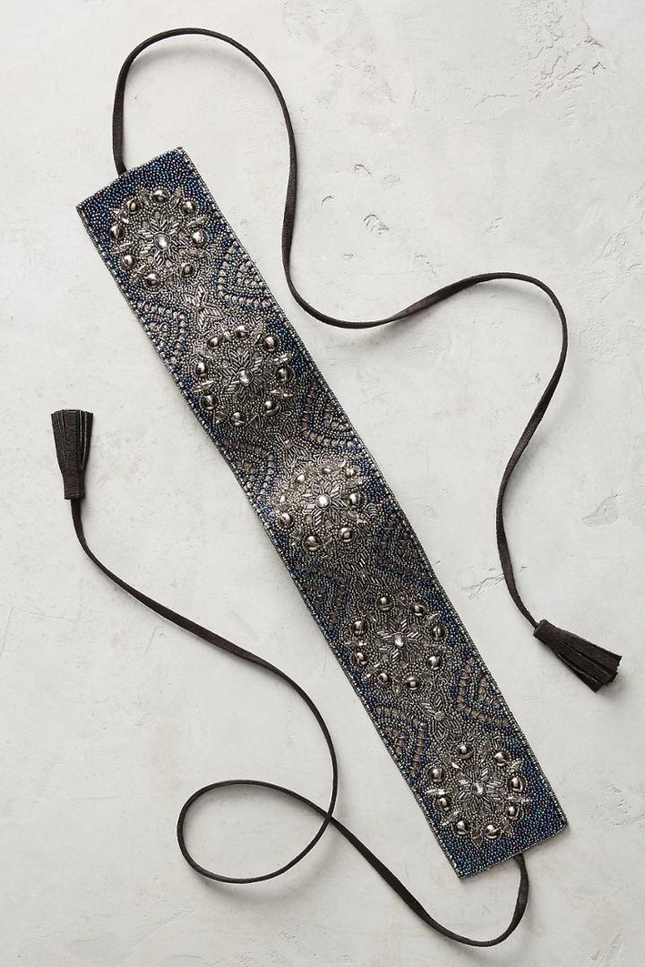 Anthropologie Soraya Beaded Belt
