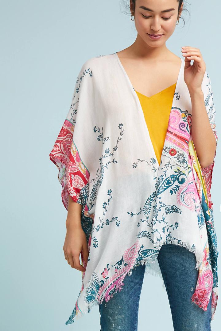 Elizabeth Gillett Clarabelle Floral Kimono