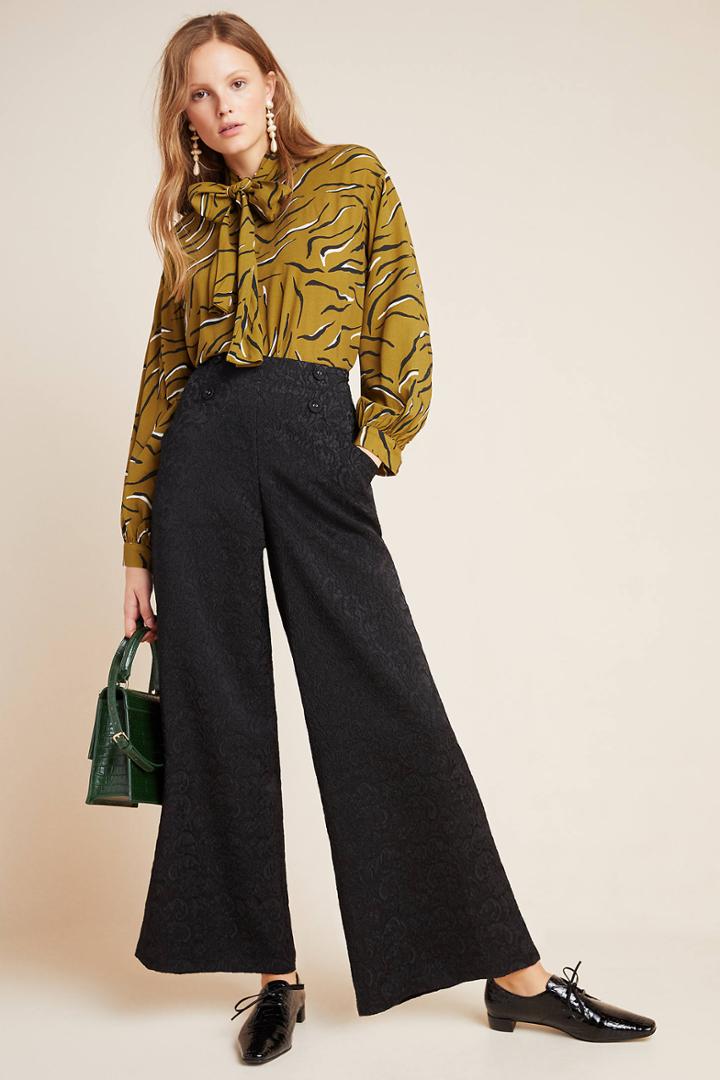 Eva Franco Jeunie Jacquard Trousers