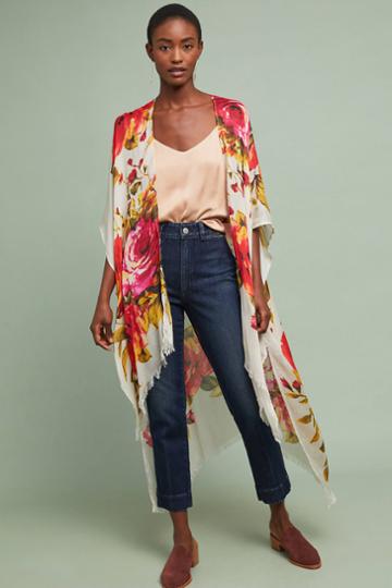 Elizabeth Gillett Autumnal Bouquet Kimono