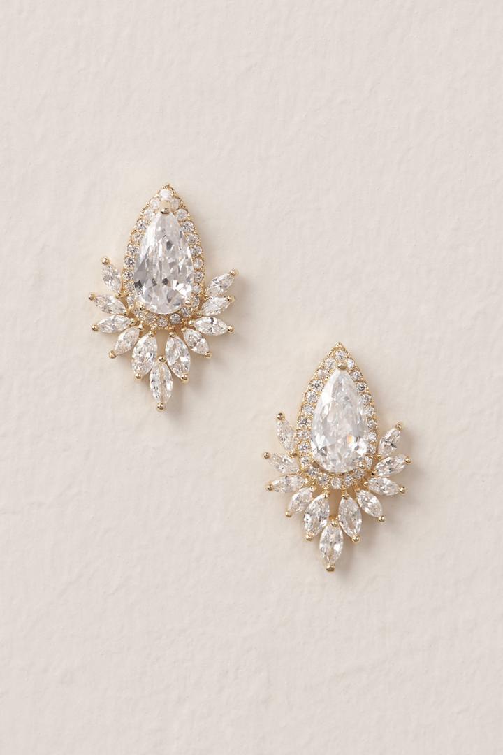 Shashi Peacock Earrings