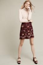 Ranna Gill Regal Embroidered Mini Skirt