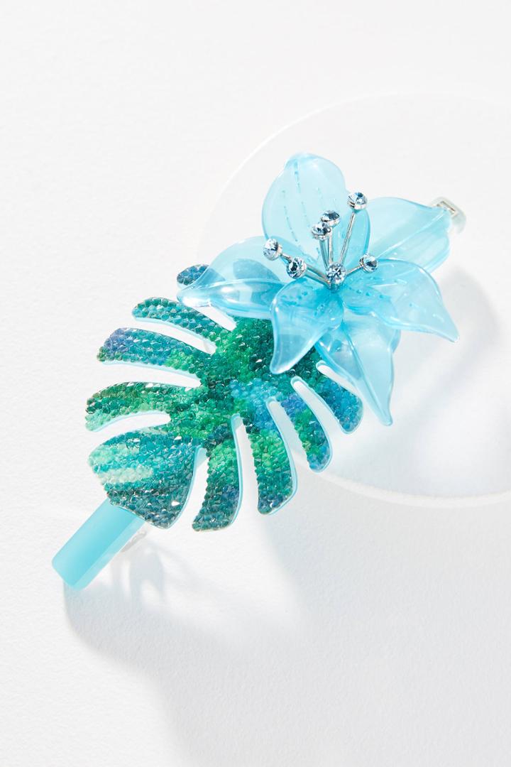 Alexandre De Paris Floral Oasis Hair Clip