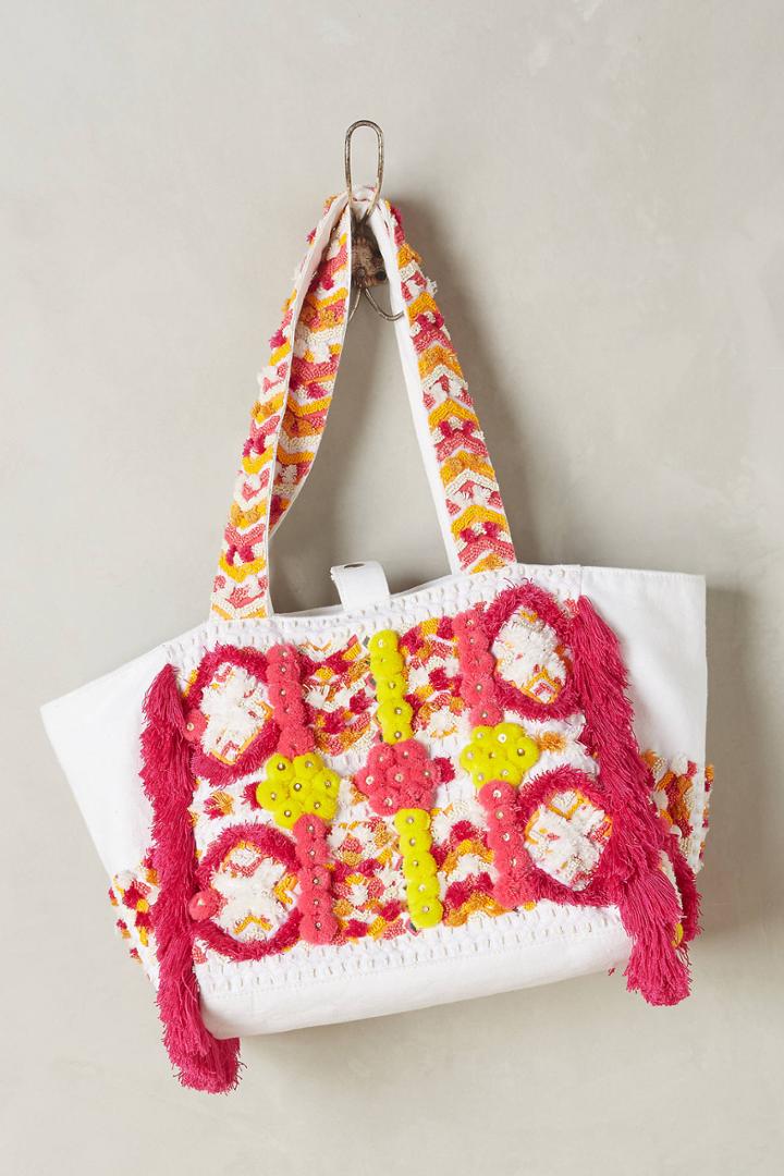 Antik Batik Cabas Sunny Shoulder Bag