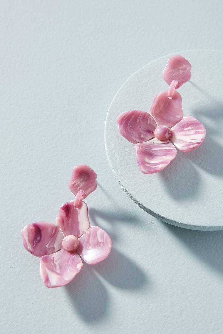 Zenzii Mini Flower Drop Earrings