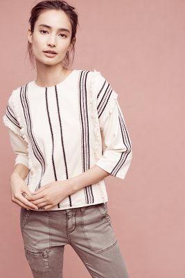 Eri + Ali Santillana Fringed Top