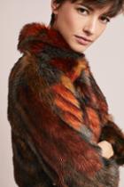 Seen Worn Kept Geometric Faux Fur Coat