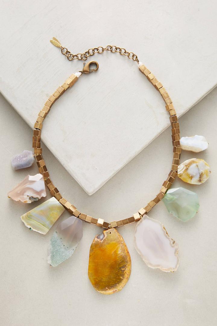 Mimi Scholer Barcelona Agate Statement Necklace