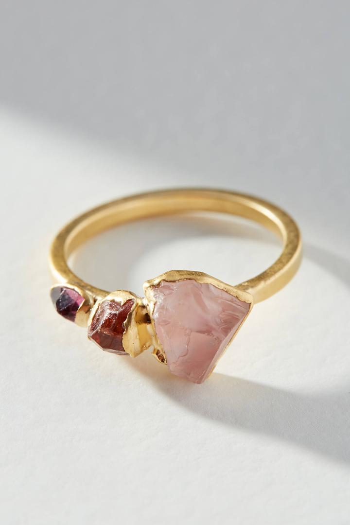 Dani Barbe Raw Morganite Cocktail Ring