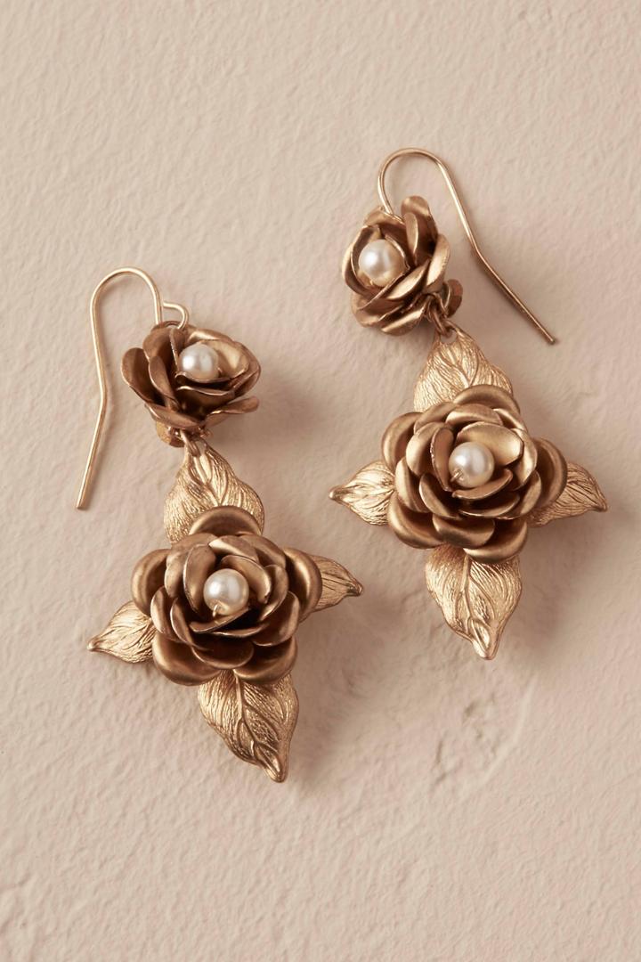 Anthropologie Lilla Rosette Earrings