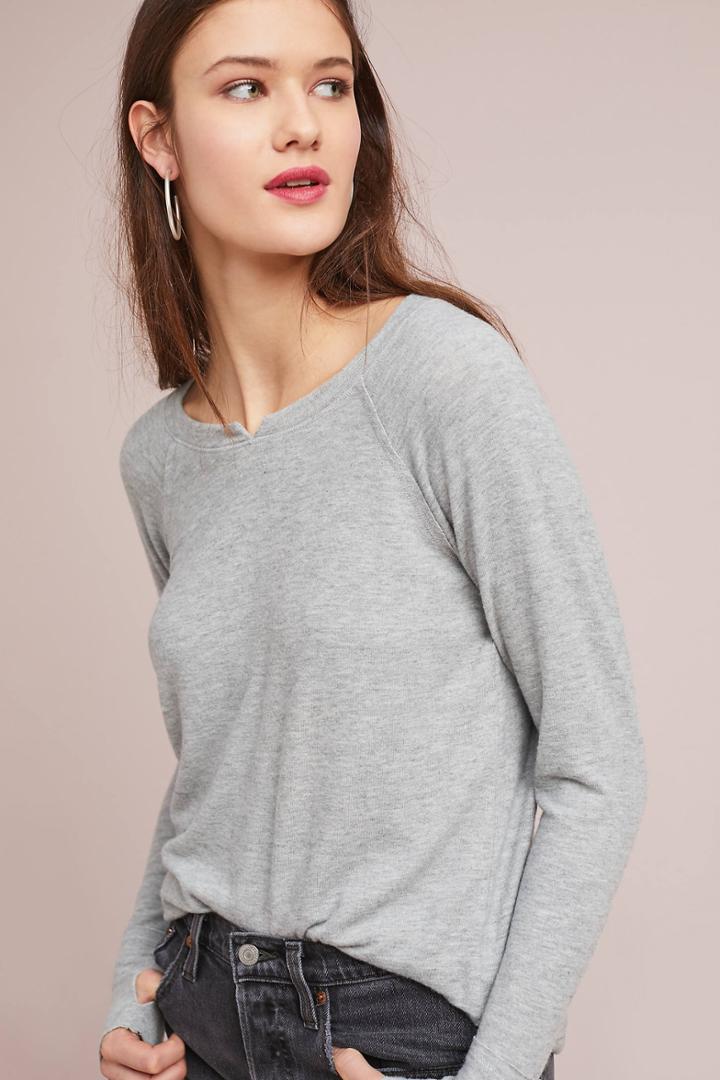 Michael Stars Madison Brushed Fleece Top