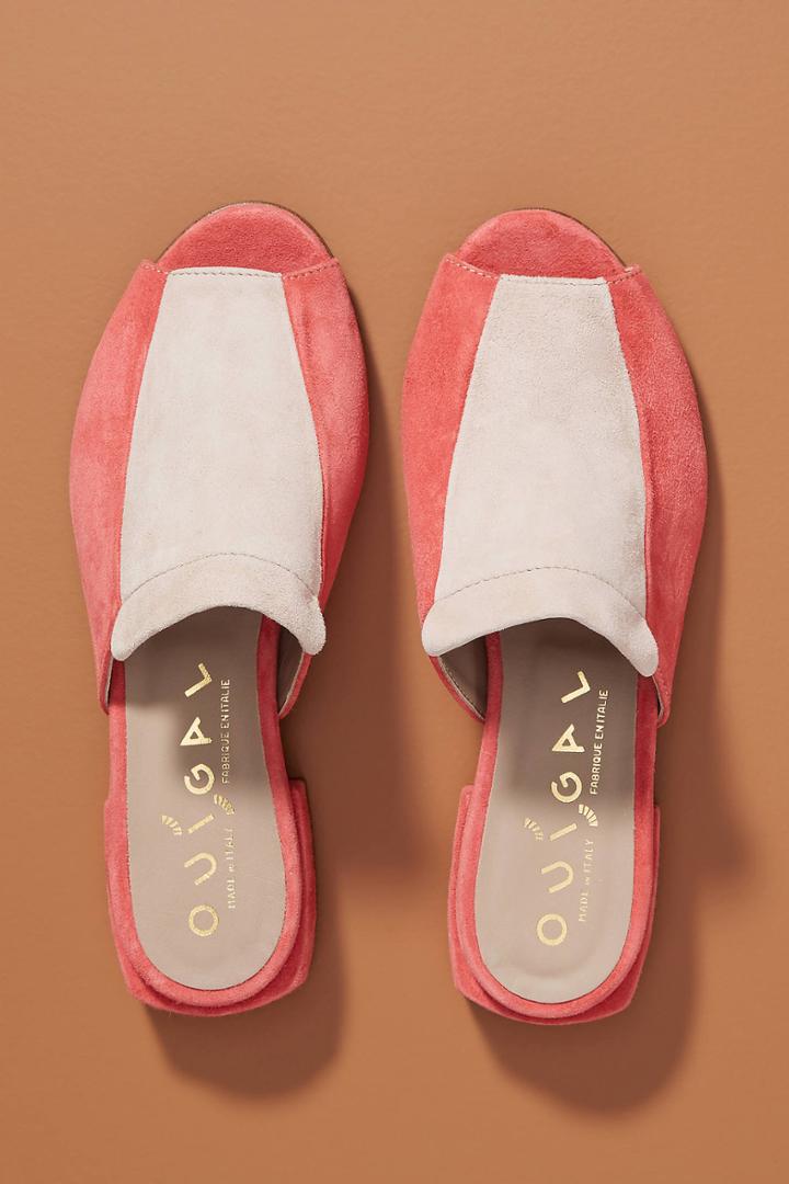 Ouigal Colorblocked Slides