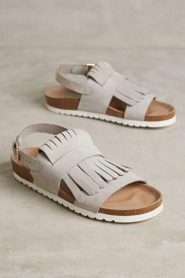 Kmb Emilien Kiltie Sandals Grey