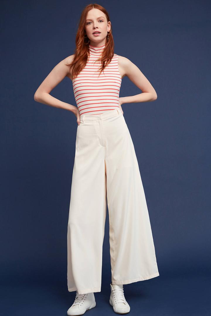 Joa Alayna Side-slit Wide-legs