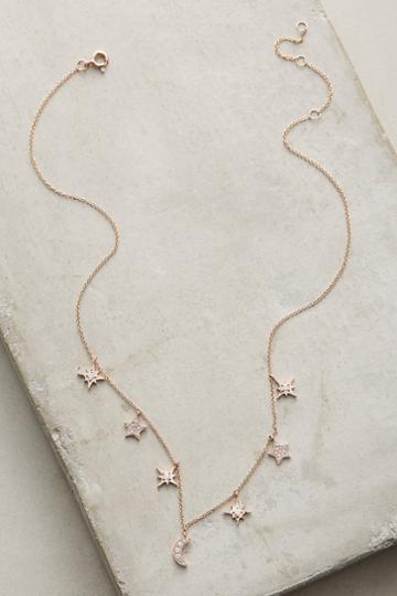 Luna Skye Diamond Charm Necklace
