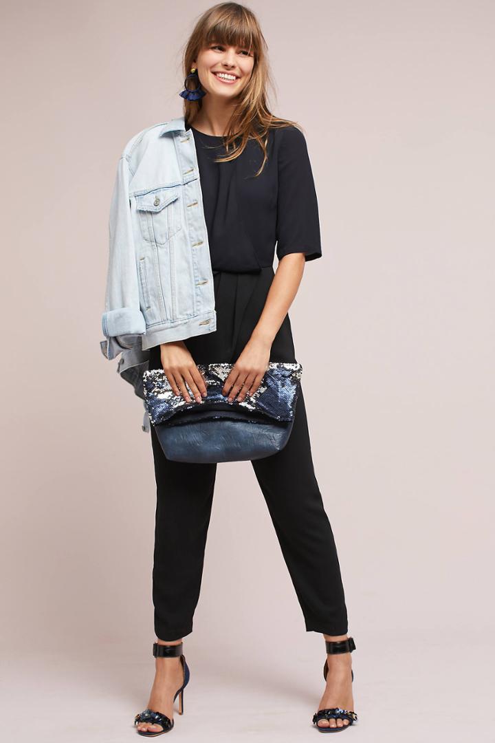 Just Female Angela Draped Jumpsuit