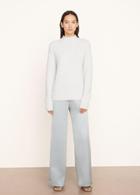 Vince Textured Tunic Turtleneck Sweater