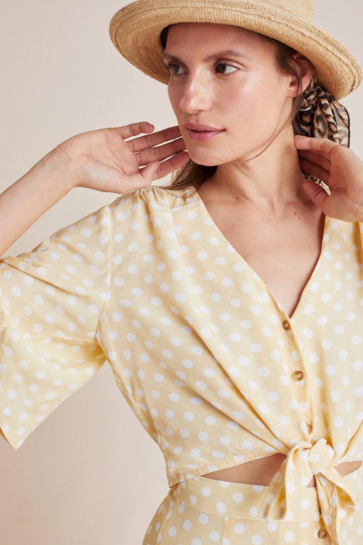 Faithfull Marais Cropped Top