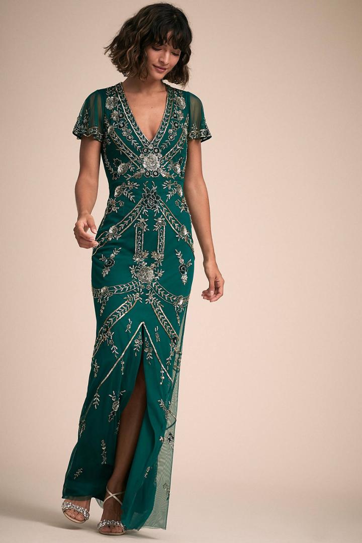 Anthropologie Fatima Wedding Guest Dress