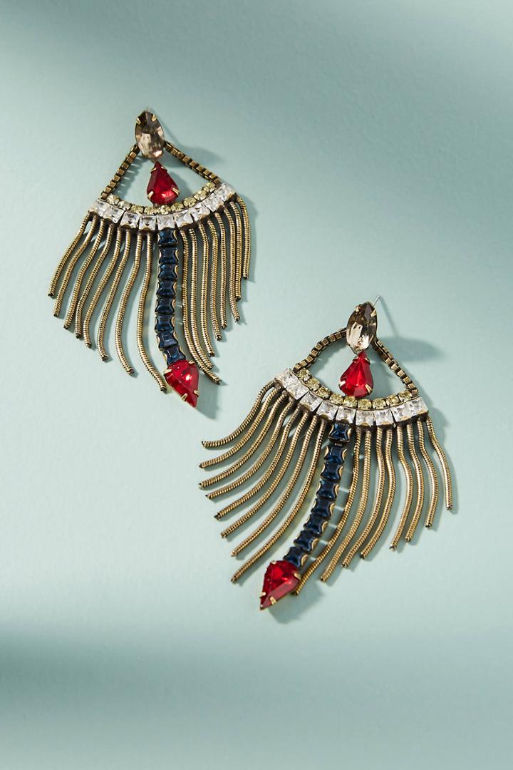 Lionette Sunrise Fringe Drop Earrings