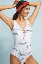 6 Shore Road Sailboat One-piece Swimsuit