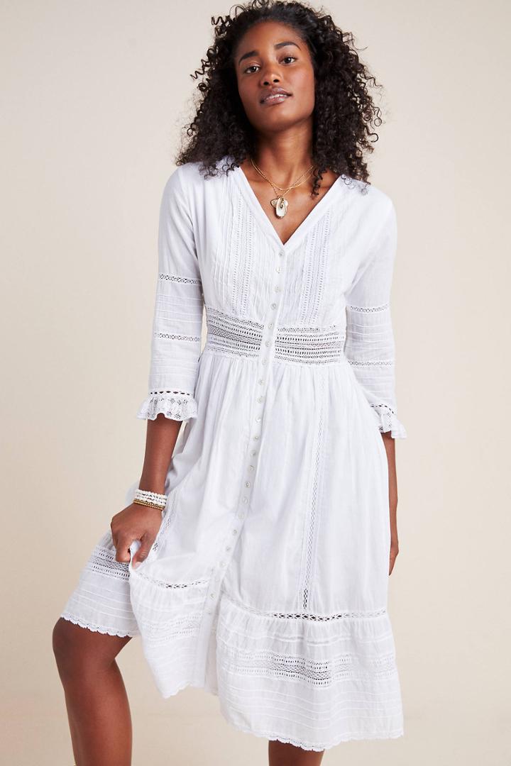 Velvet By Graham & Spencer Angi Lace Midi Dress