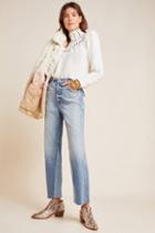 Amo Patchwork Ultra High-rise Wide-leg Jeans
