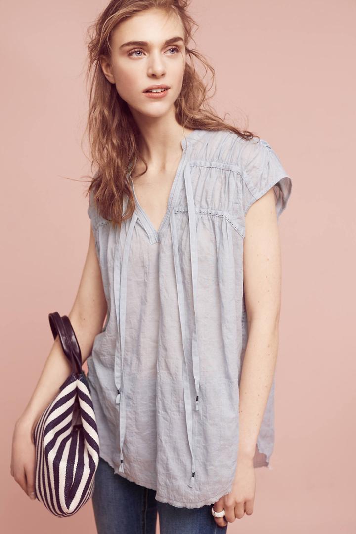 Akemi + Kin Renee Tie-neck Top