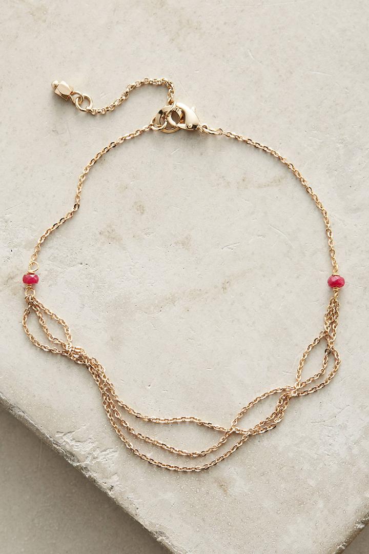 Anthropologie Canopy Ankle Bracelet