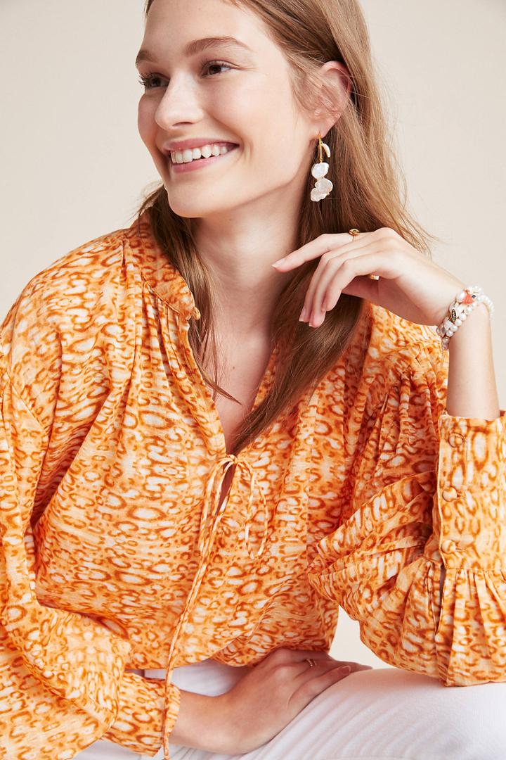 Kinga Csilla Cecile Peasant Blouse