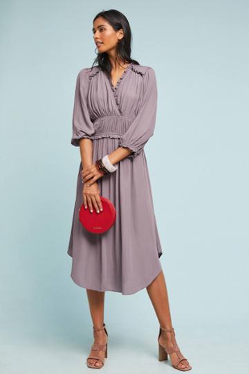 Current Air Draper Ruffled Dress