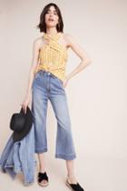 Anthropologie Wrangler Ultra High-rise Cropped Wide-leg Jeans