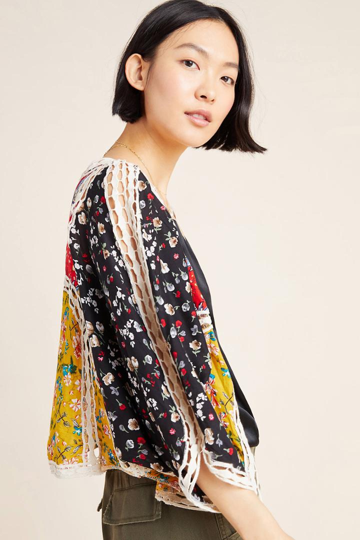 Elizabeth Gillett Eva Patchwork Kimono