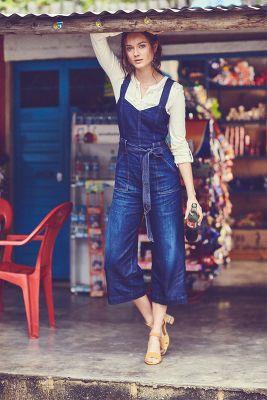 7 For All Mankind Culotte Jumpsuit St. Tropez