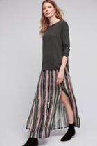 Blank Lucy Stripe Maxi Skirt