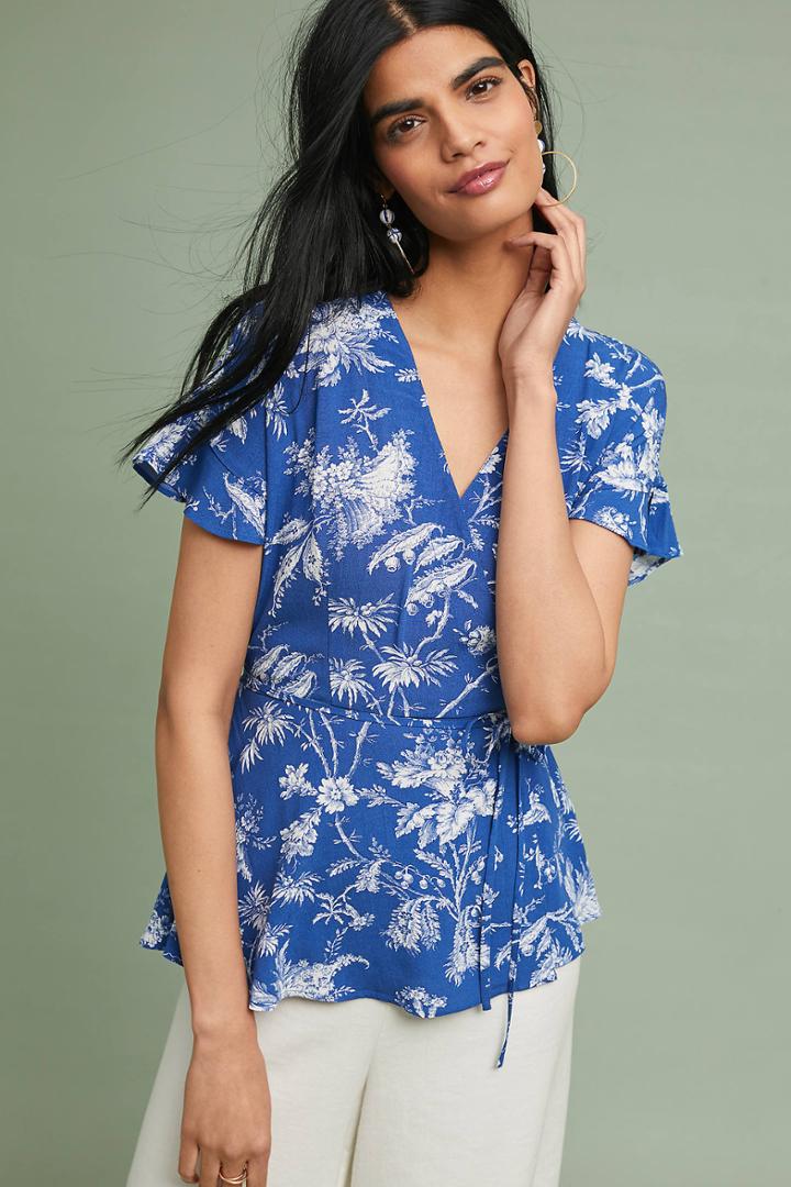 Maeve Clarita Wrap Top