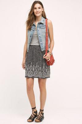 Ranna Gill Laurel Embroidered Skirt