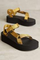 Teva Universal Flatforms Gold