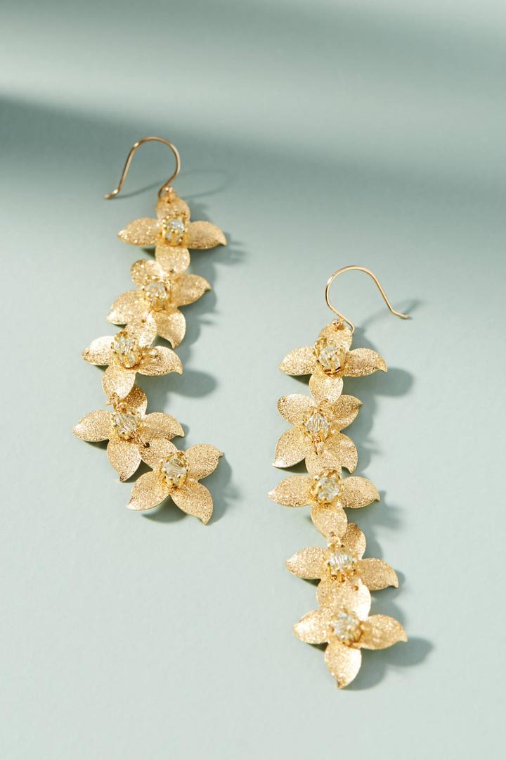 Serefina Cascading Flower Drop Earrings