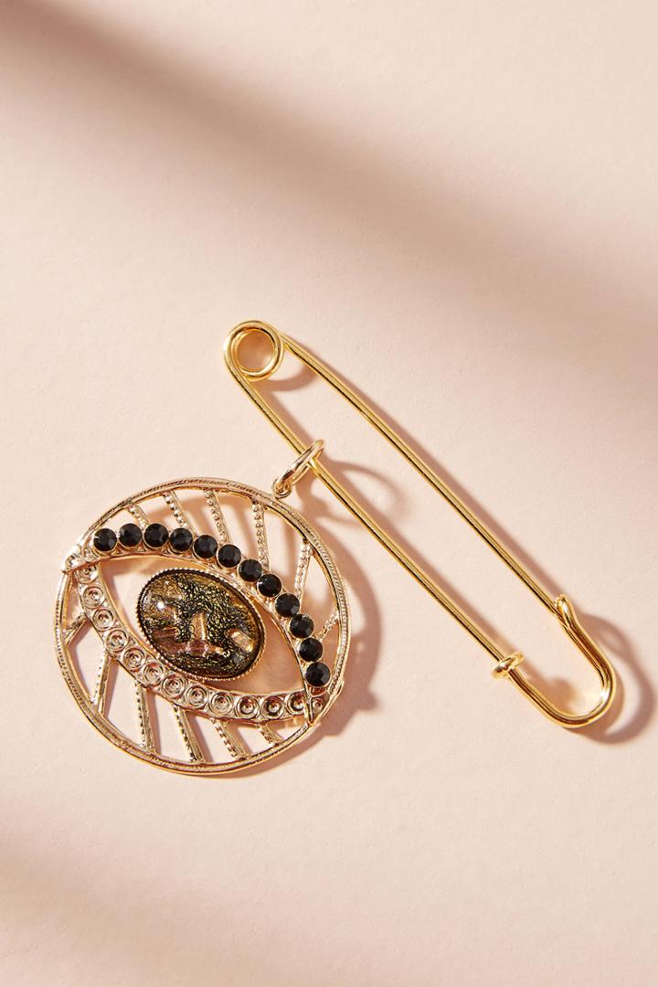 Julie Sion Eyeconic Clothespin Brooch