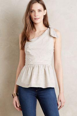 Hd In Paris One-shoulder Peplum Top
