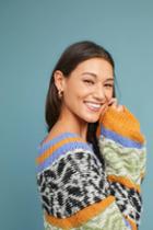 Moulinette Soeurs Intarsia Boat Neck Pullover