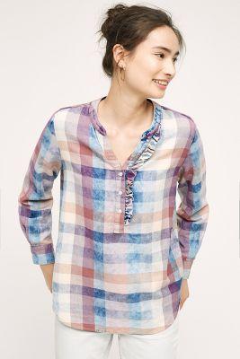 Isabella Sinclair Ruffle Henley Top