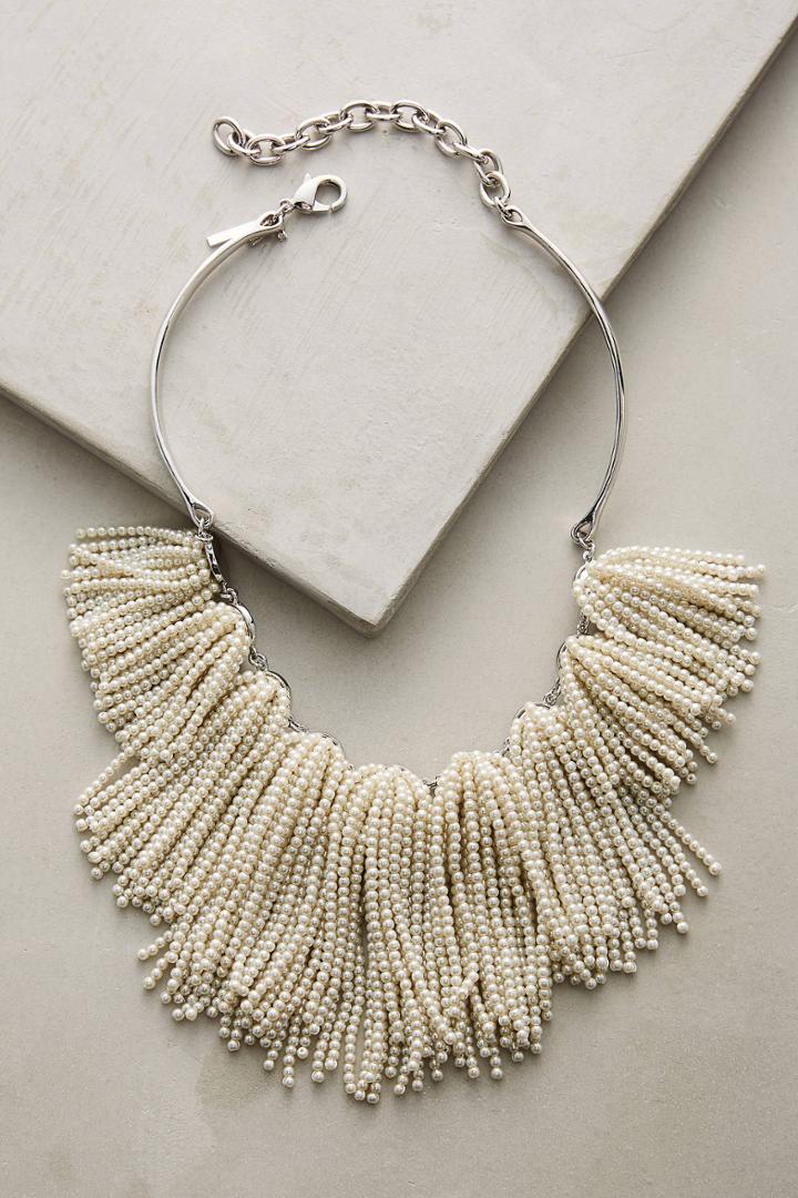 Lele Sadoughi Weeping Willow Bib Necklace