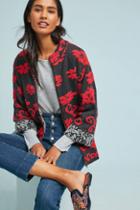 Rosie Neira Floral Intarsia Jacket