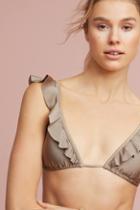 Eberjey Annia Ruffled Swim Bikini Top